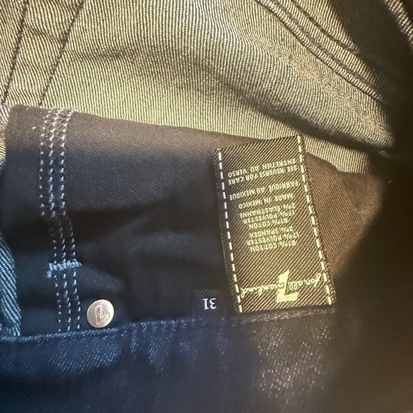 7 For All Mankind Men's Slimmy Straight Leg Jeans 31 - Picture 3 of 6